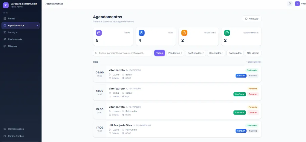 Agendamentos